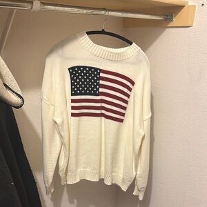 Women’s American flag sweater